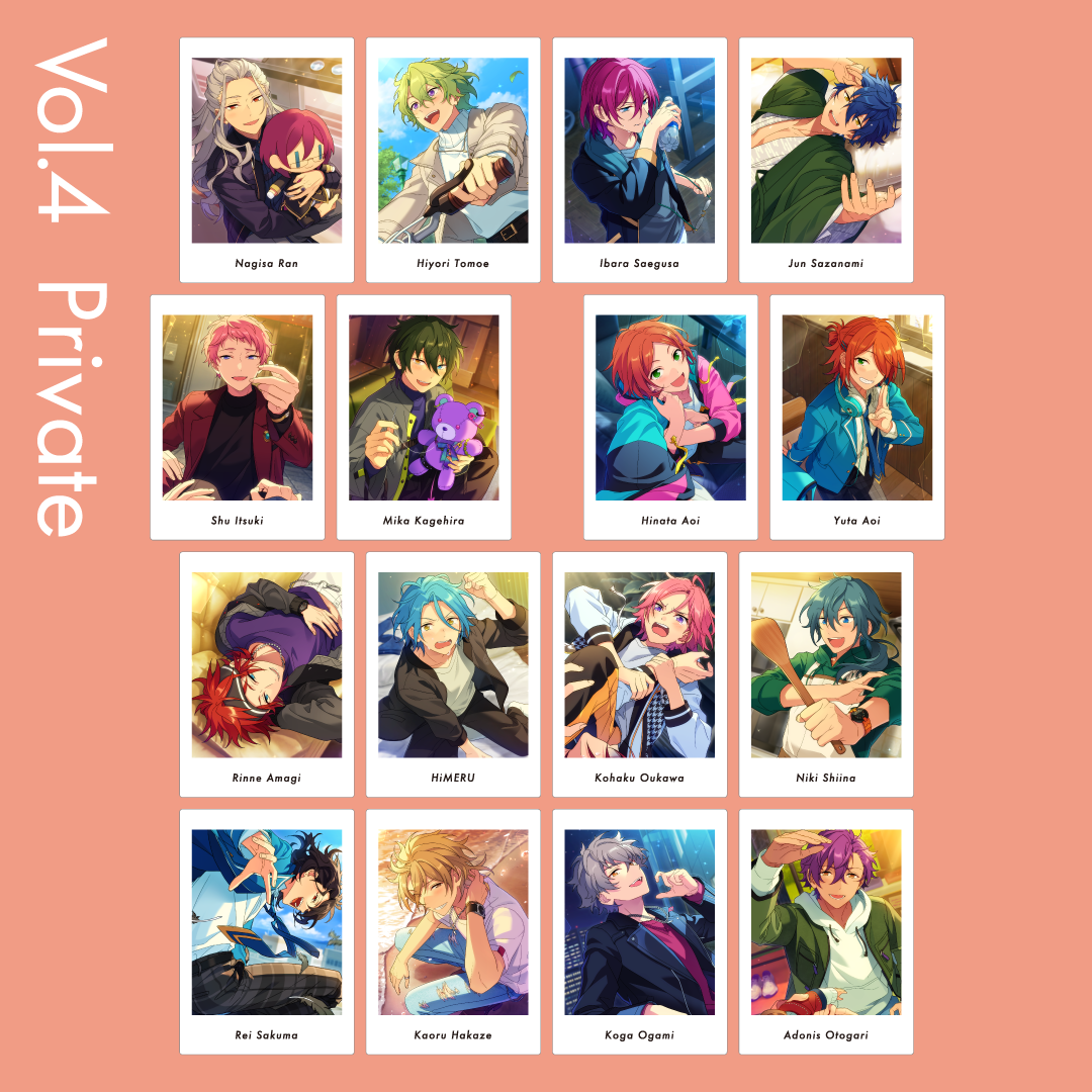 あんスタ ぱしゃっつ vol.4 日々樹渉 80枚 P.A.shots!! Vol.4 Private(BOX) – pattythree公式通販サイト