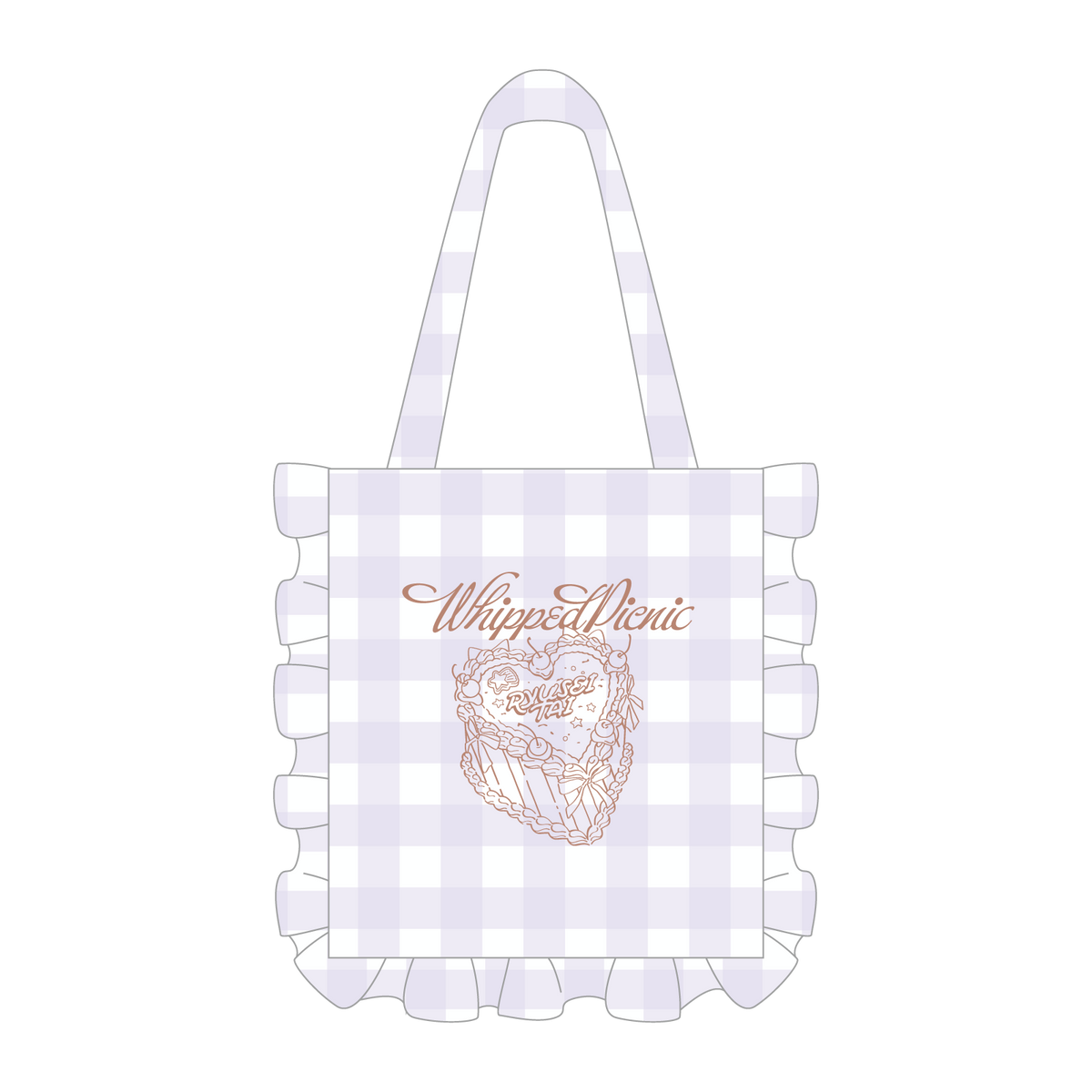 【Whipped Picnic】フリルトートバッグ