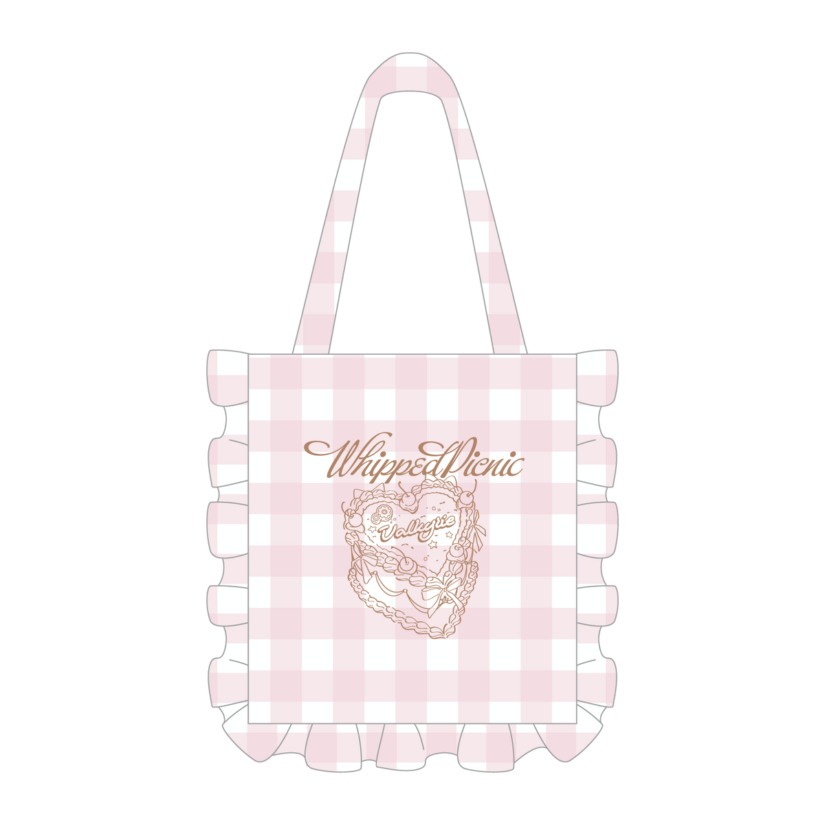 【Whipped Picnic】フリルトートバッグ