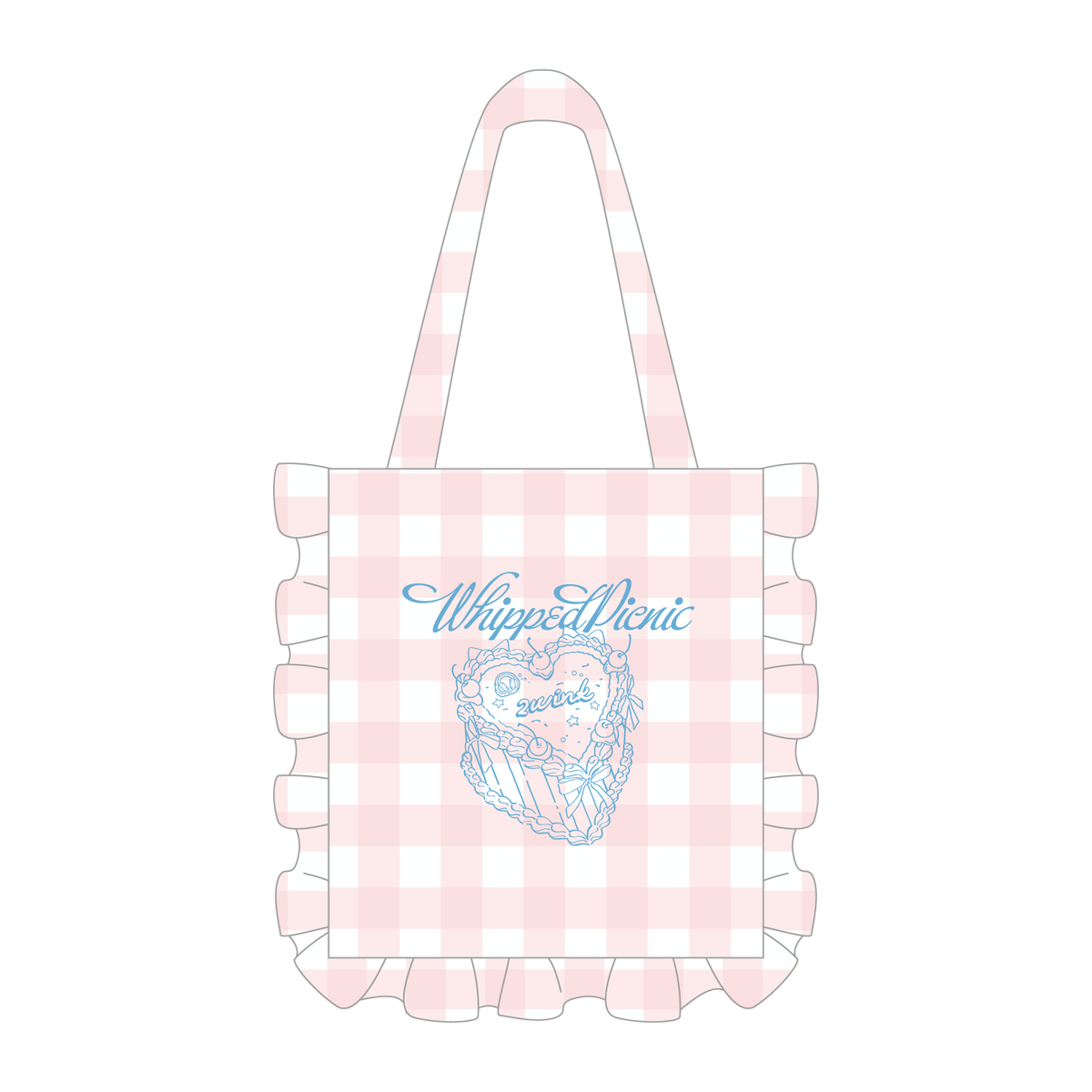 【Whipped Picnic】フリルトートバッグ