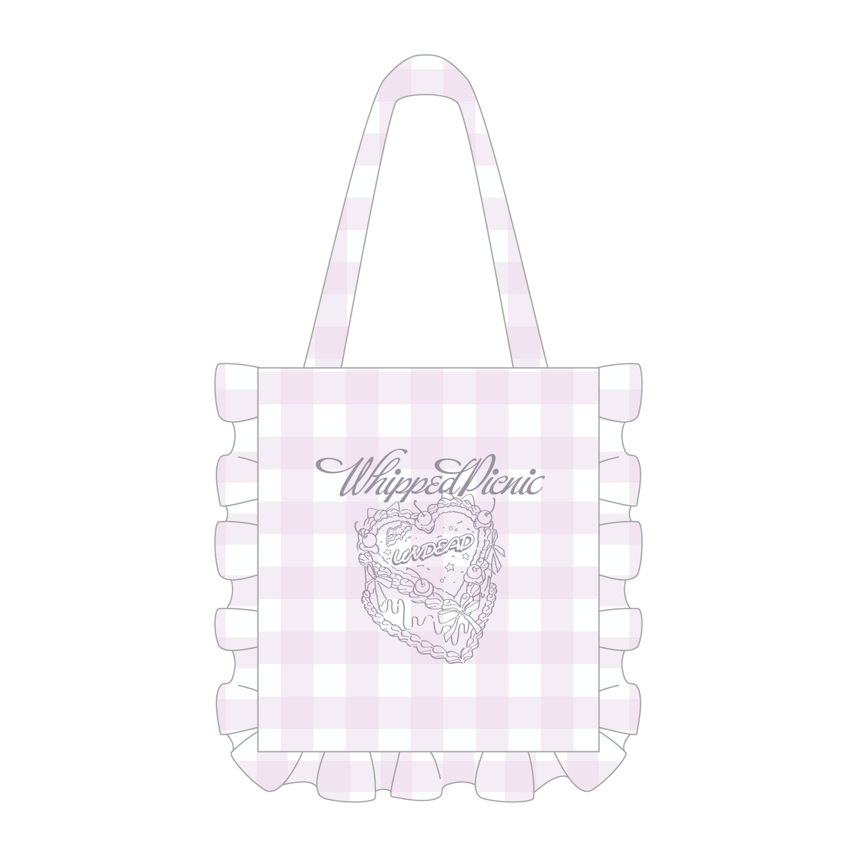 【Whipped Picnic】フリルトートバッグ