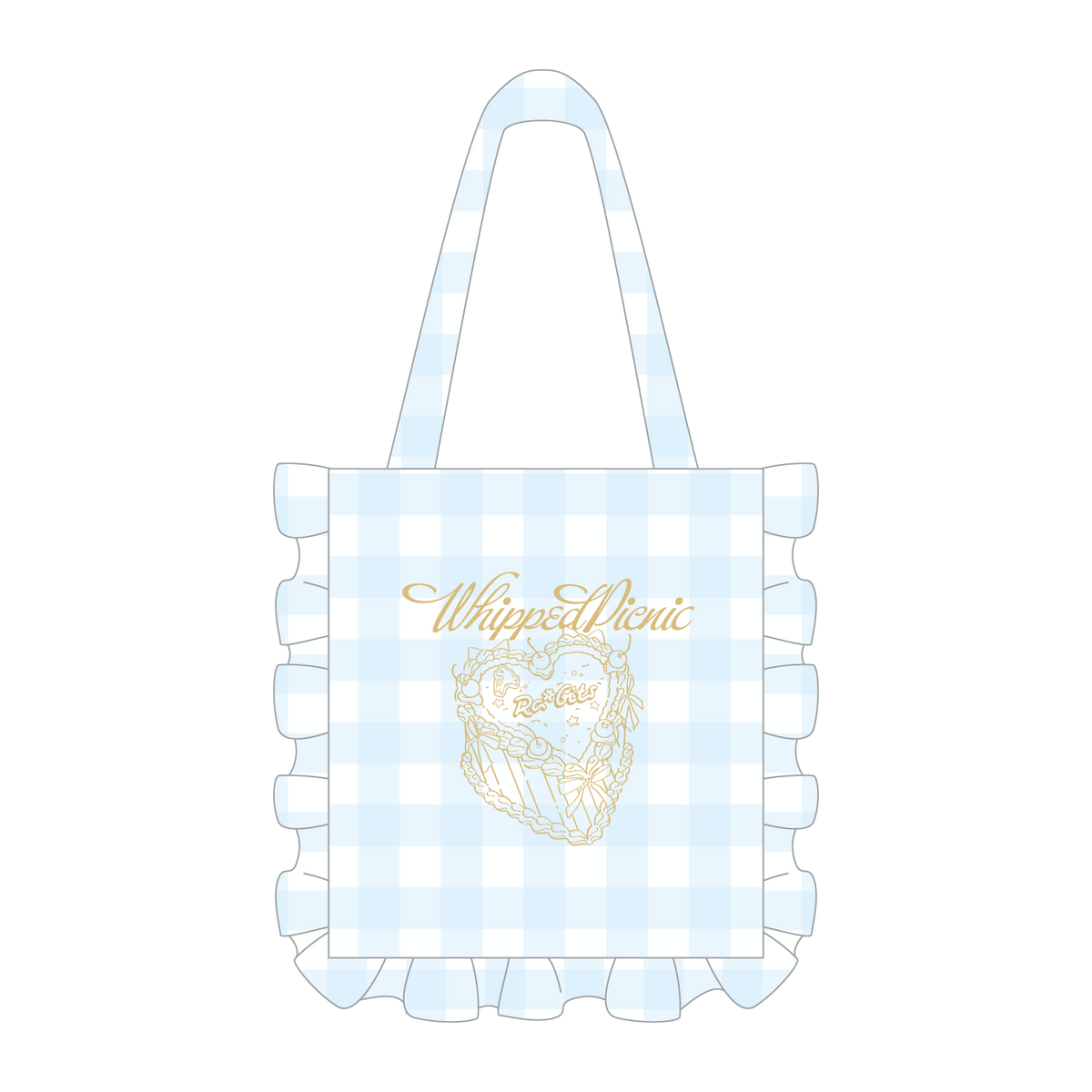 【Whipped Picnic】フリルトートバッグ