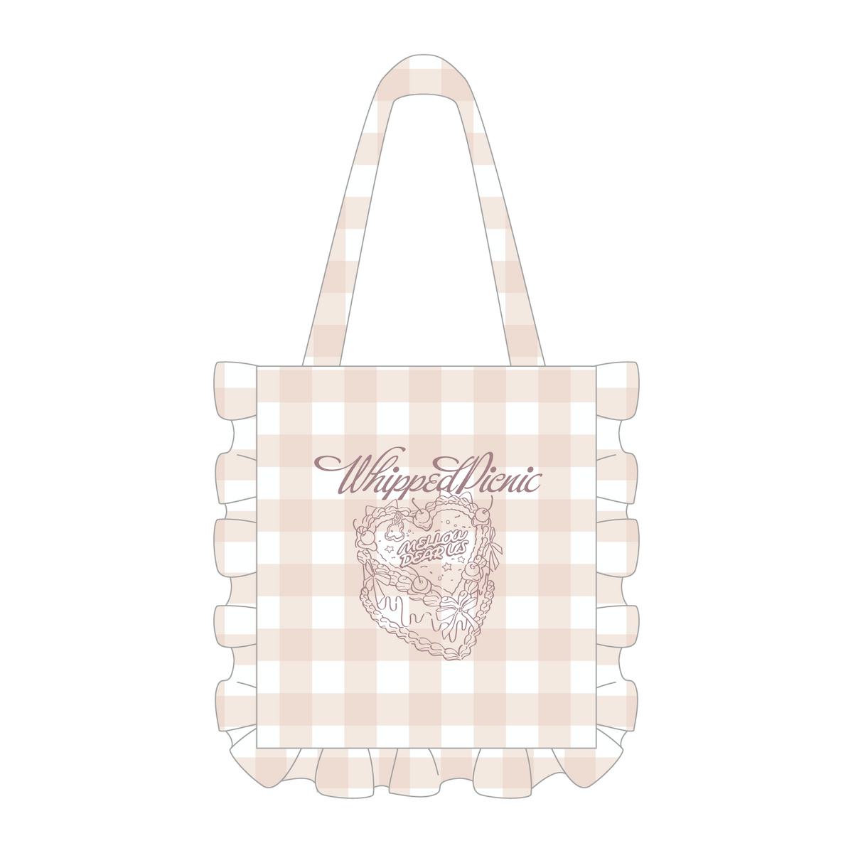 【Whipped Picnic】フリルトートバッグ