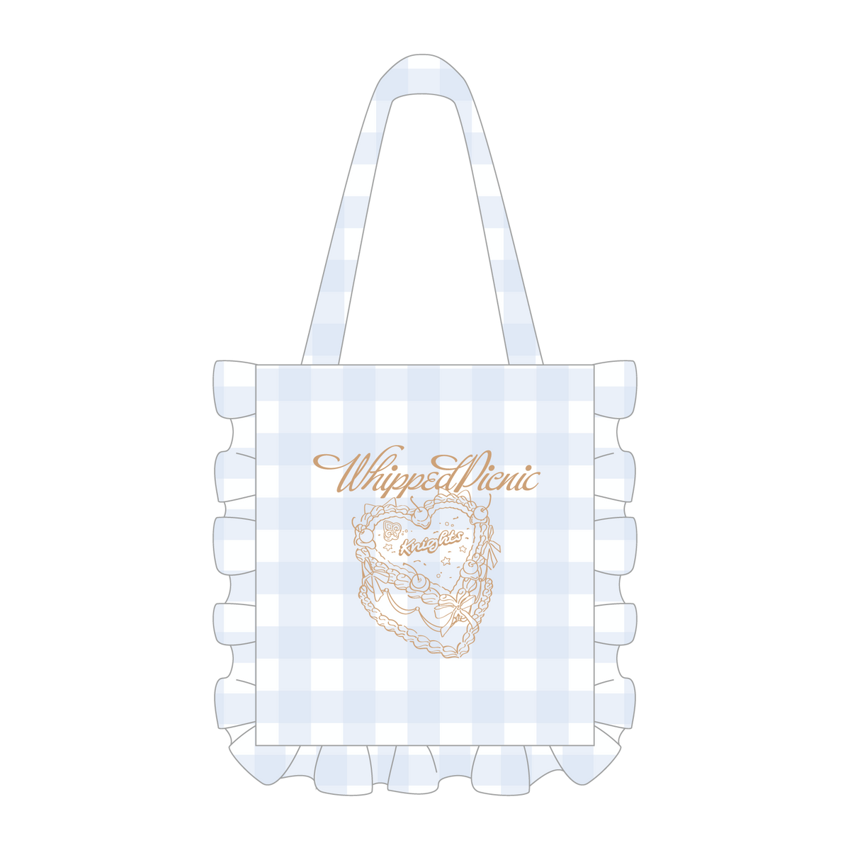 【Whipped Picnic】フリルトートバッグ