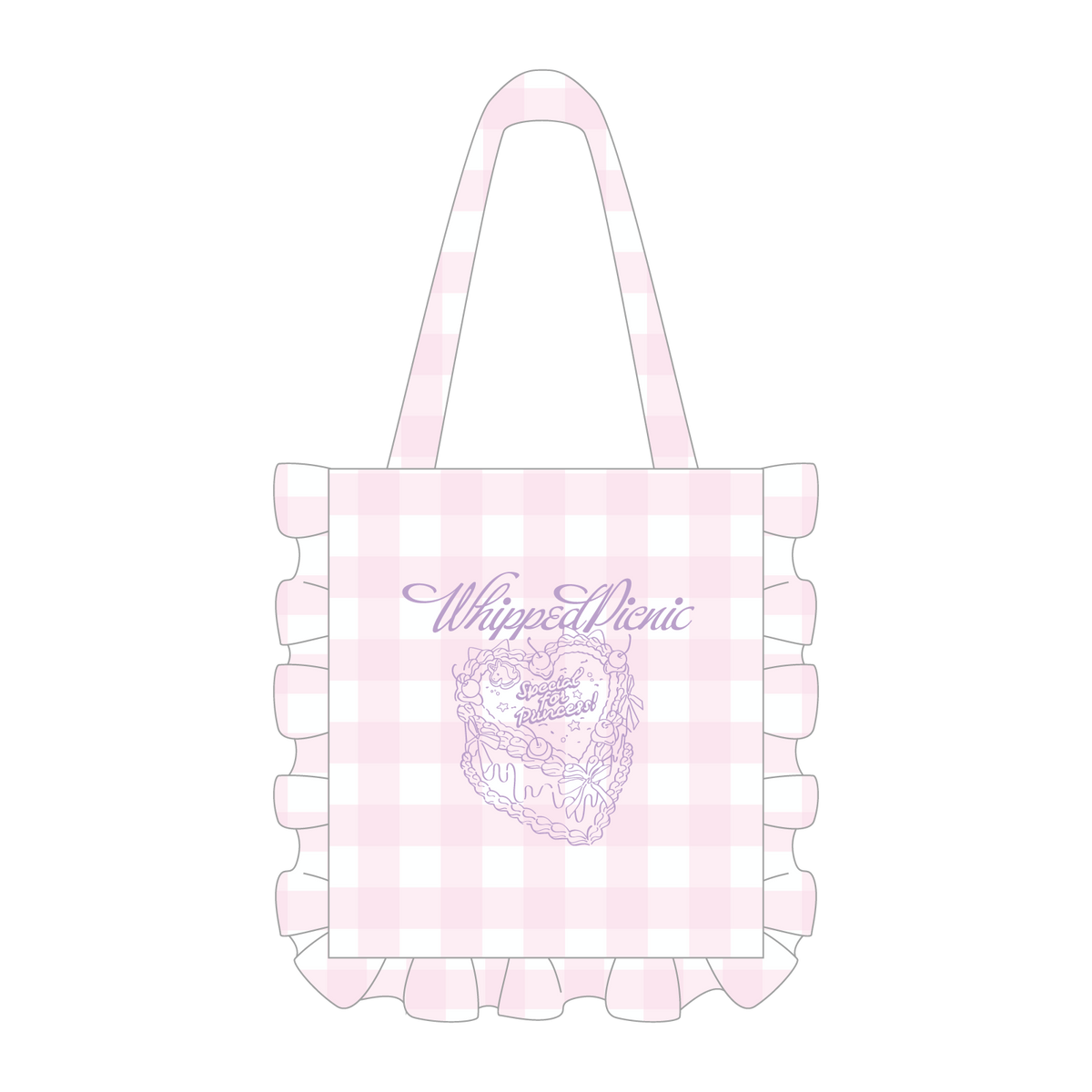 【Whipped Picnic】フリルトートバッグ