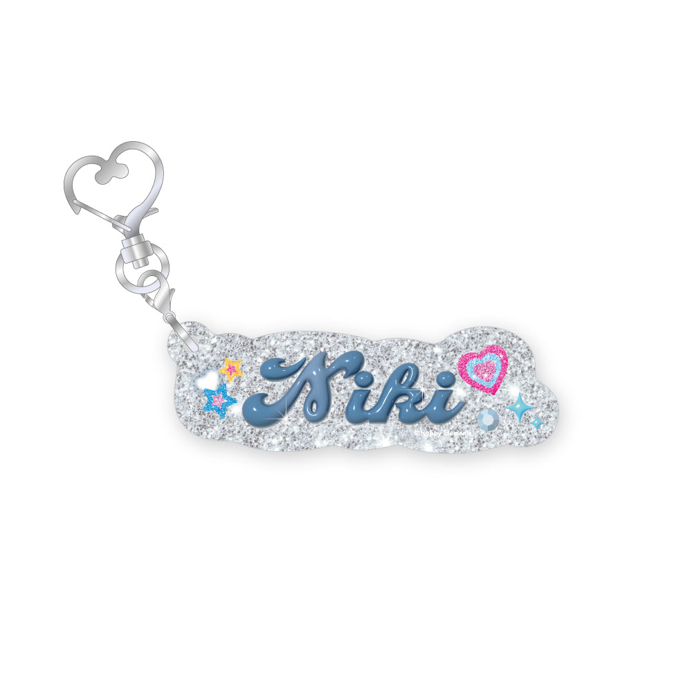 あんスタ　GIRA☆デコ　ギラデコ　ネームキーホルダー　タイルチャーム　巴日和 あんスタ GIRA☆デコ ギラデコ ガラケーアクスタ タイルチャーム