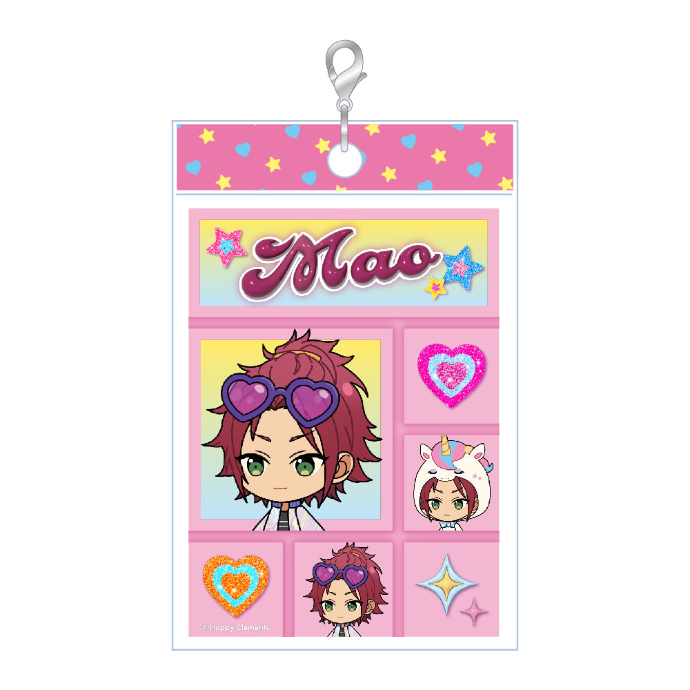 あんスタ　GIRA☆デコ　ギラデコ　ガラケーアクスタ　タイルチャーム　漣ジュン GIRA☆デコ】ガラケーアクスタ（STARMAKER PRODUCTION／COSMIC