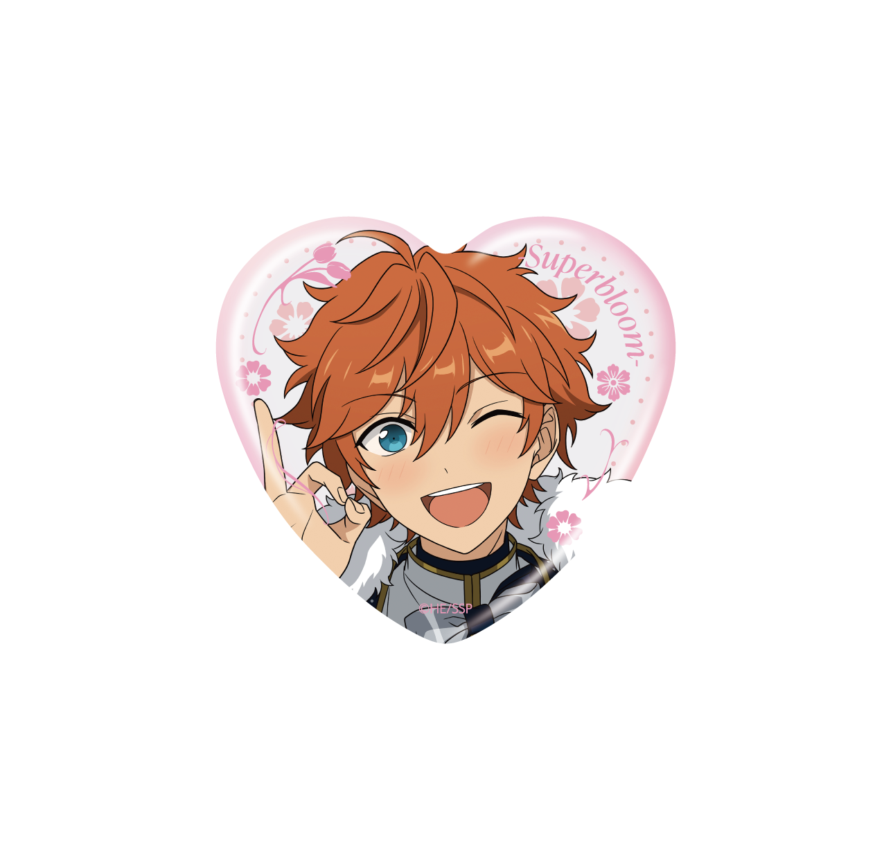 大神晃牙　スタフォニ　ハート缶バッジ　Superbloom A 大神晃牙 スタフォニ ハート缶バッジ Superbloom A ハート缶バッジ