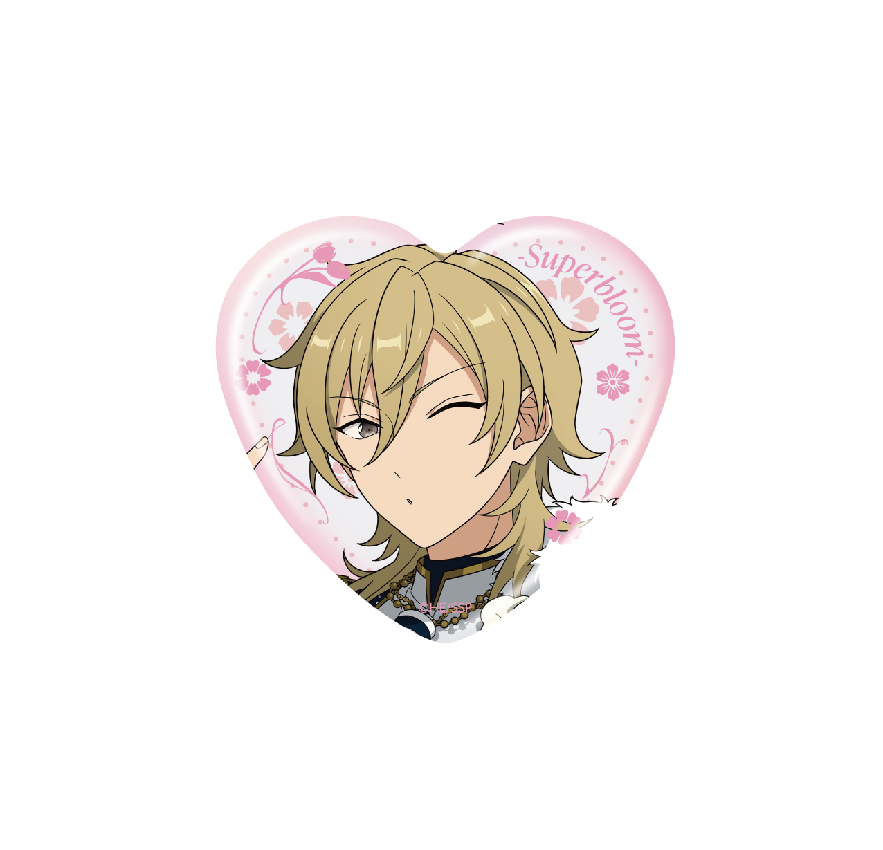 ハート缶バッジコレクション - Superbloom -【A】（5個セット）