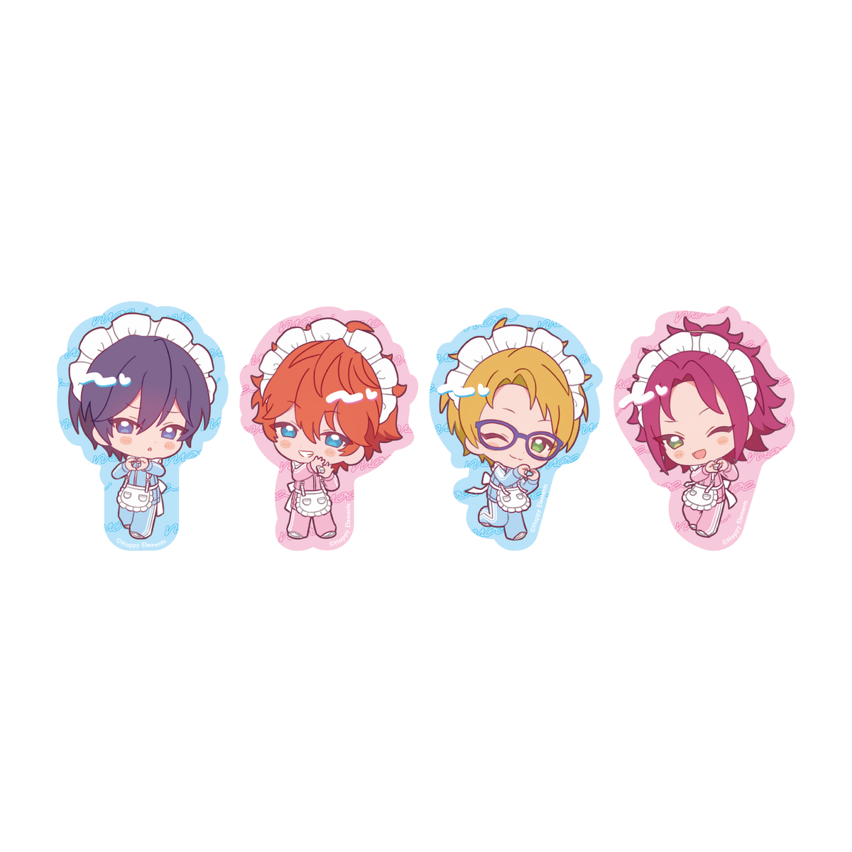 萌え×2文化祭シリーズ ぺたぺたステッカー【Trickstar】