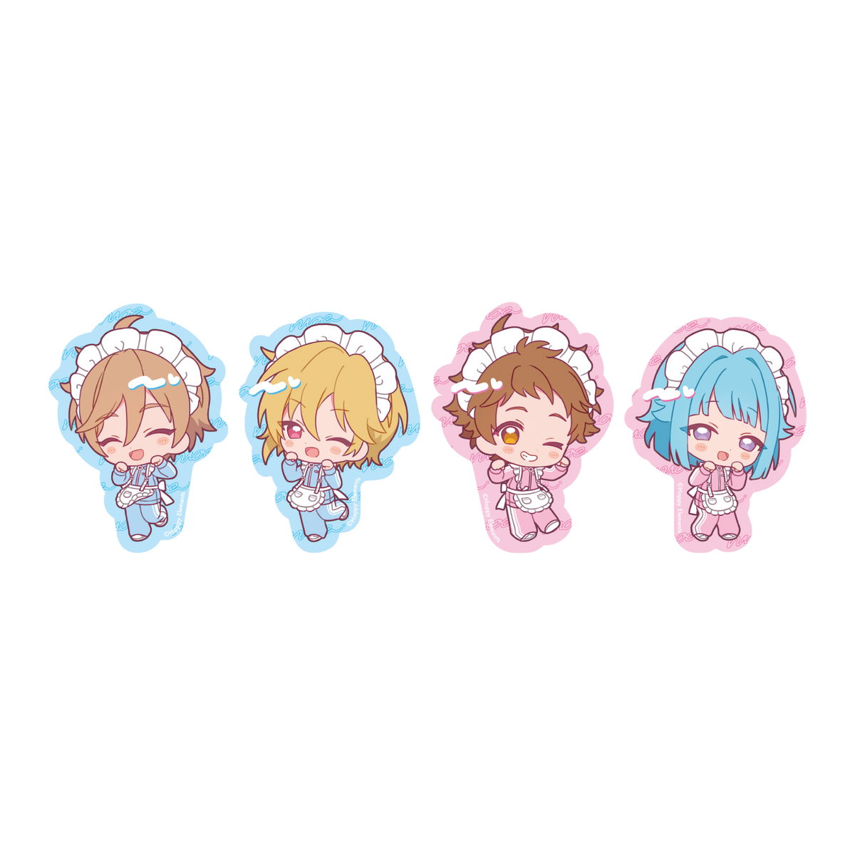 萌え×2文化祭シリーズ ぺたぺたステッカー【Ra*bits】