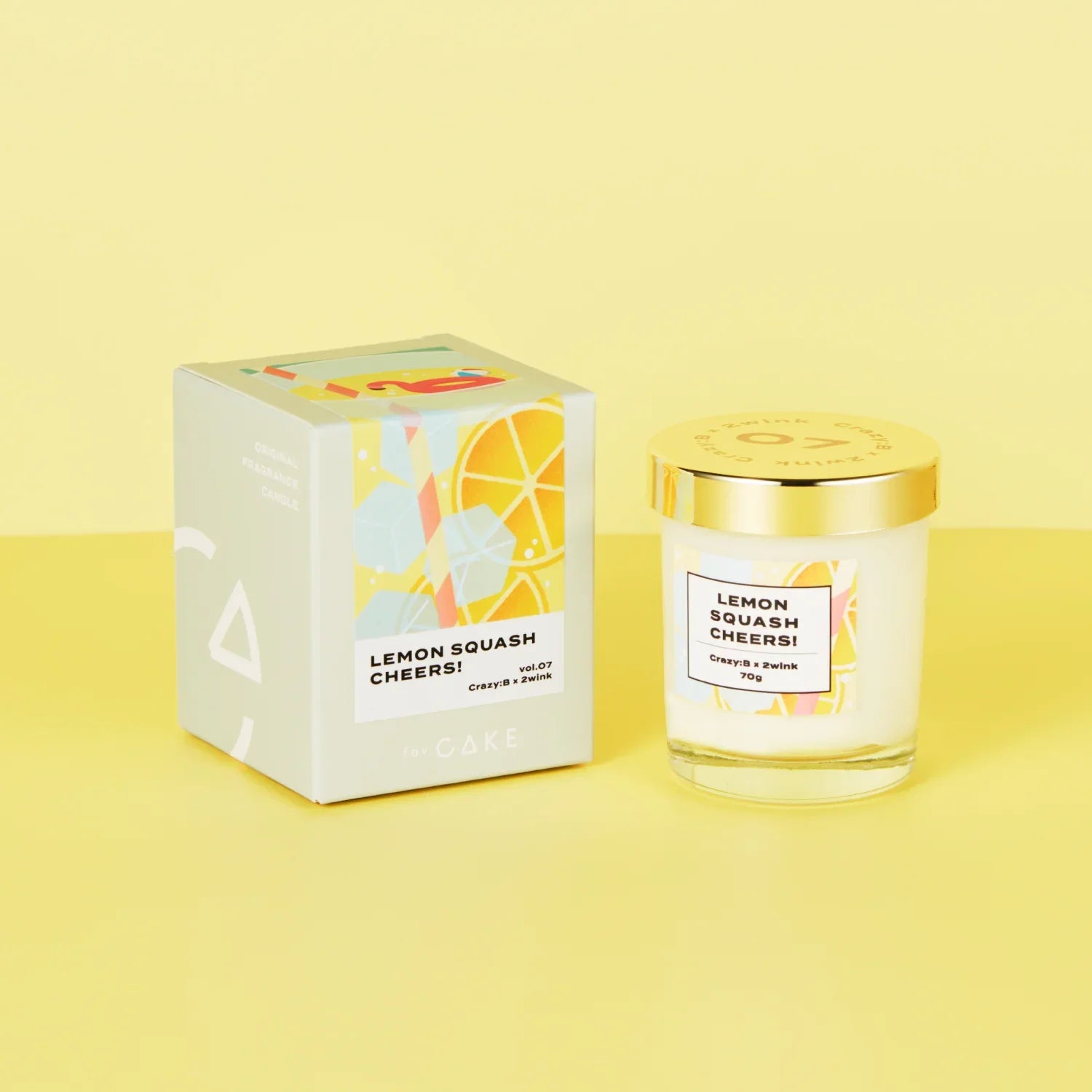 Tune Fragrance Candle -FUSION UNIT SERIES- 「LEMON SQUASH CHEERS Tune Fragrance Candle -FUSION UNIT SERIES- 「LEMON SQUASH CHEERS